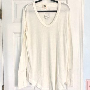 Free People Swing Tunic Ivory Top